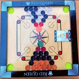 red queen Small mixed coins 4 cm Carrom Board-picture-26