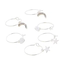 Accessorize Set of 3 Hoop Earrings image 5