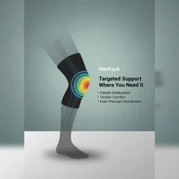 haritack Adjustable Knee Support Brace for Pain Relief, Arthritis & Muscle Strain –Unisex Knee Support image 5