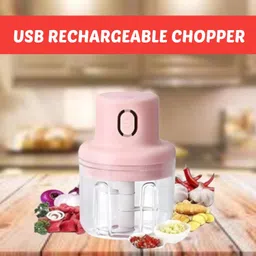 guggu Chopper (Electric Rechargeable Chopper) for Kitchen Vegetable Garlic Onion W105 Electric Vegetable & Fruit Chopper-picture-15