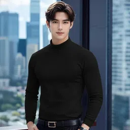 EUER Insulation & Heat Retention High Neck Men Top Thermal-picture-36