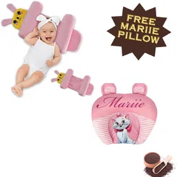 wearaxe Microfibre Baby Pillow Pack of 1 Animals "Baby Sleeping Booster Newborn Pillow - Soft Plush Infant Sleep Support Cushion"-picture-14