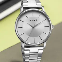SONATA ASPIRE 1.0 Analog Watch - For Men NT77105SM10W-picture-15