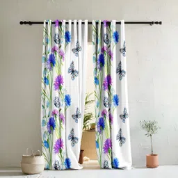 rootscurtains 152.4 cm (5 ft) Window Polycotton Room Darkening Curtain Single Curtain image 4