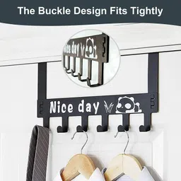 Over Door Hanger Hooks 1 Pcs Door Hook Hangers for Hanging Clothes Door Hanger-image-2