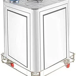 yamunaji Stainless Steel Oil Dabba Trolley with Heavy Duty Wheel Stainless Steel Kitchen Trolley-picture-21
