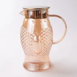 umai Jug with Lid(1100ml) & 4 Glasses(160ml,190ml,200ml & 240ml) for water/Juice Jug Glass Set image 3