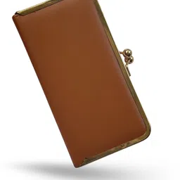 velver Casual, Party Brown Clutch image 5