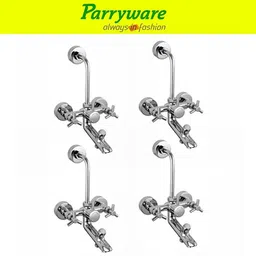 parryware Trio Wall Mixer 3 in 1 with Overhead Shower Provision set of 4 pic 012 Wall Mixer with Overhead Shower Provision Wall Mixer Faucet-picture-36