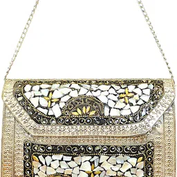 classic Casual White Clutch-picture-24