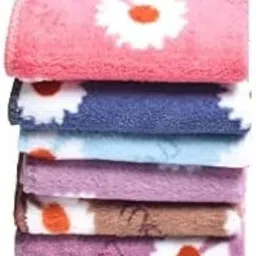 MITSURU ultra soft towel handkerchief pack 10 ["Multicolor"] Handkerchief image 2