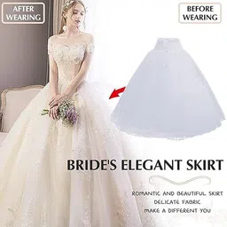 KCM FASHION 6_UNDERSKIRT_WHITE Net Petticoat image 2