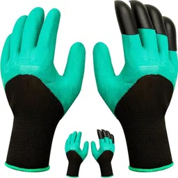donizard Garden Farming Gloves Washable Right Fingertips ABS Claws for Digging Planting & Gardening Shoulder Glove-picture-21