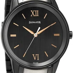 Chain BimetalNJ7133KM03RM Sonata Analog Watch - For Men 1677YL01,NT7133KM03 image 3