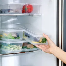dipzon villa Plastic FOOD VEGETABLE FRUIT FRIDGE STORAGE BASKET CONTAINER Organizers Box Freezer Storage Basket-picture-18