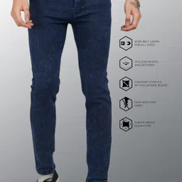 Men Regular Mid Rise Multicolor Jeans-image-6
