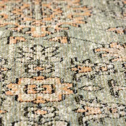 obsessions Green Abstract Polyester 59x32 Inches Machine Made Floor Runner image 3