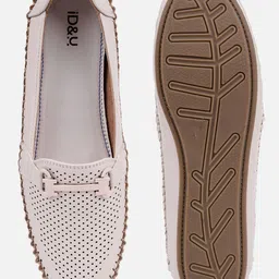id&u Cream Soft & Flexy Loafers For Women image 5