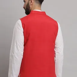 Latest Chikan Garments Mandarin Collar Nehru Jacket image 5