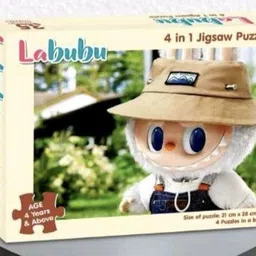 pixplay Labubu 4-in-1 Jigsaw Puzzles for kids image 4