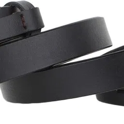 flyer Women Casual, Formal, Evening, Party Black Genuine Leather Belt image 3