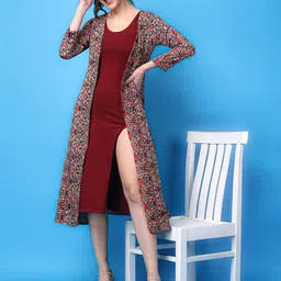 SCORPIUS Floral Printed Longline Shrug-picture-16