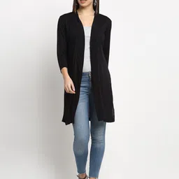 Rute Women Cotton Longline Open Front Shrug image 1