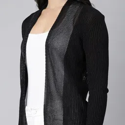 SHOWOFF Longline Acrylic Sheer Shrug image 2