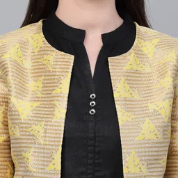 Style Quotient Women Printed Crop Ethnic Shrug image 3