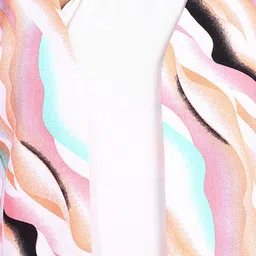 Popwings Women Abstract Printed Longline Shrug image 2