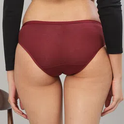 dollar missy Women Hipster Maroon Panty image 3