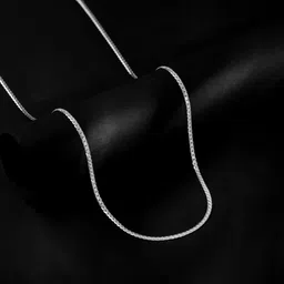 giva Rhodium Plated Sterling Silver Chain-picture-16