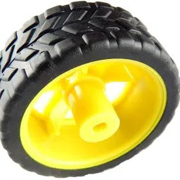 jivith 2 Robotics Wheel 2 BO Double Shaft Motor image 3