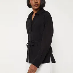 max Women Regular Fit Self Design Casual Shirt image 2