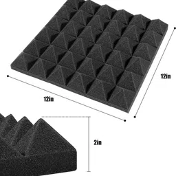 ygm acoustic foams Foam Pyramid Wall image 3
