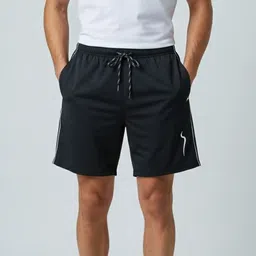nxt gen Pack of 2 Solid Men Black, Blue Casual Shorts, Sports Shorts image 2