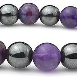 gemvastu Stone, Amethyst, Crystal Crystal Bracelet-picture-29