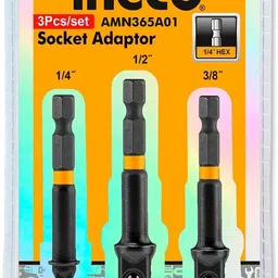 ingco Impact Socket Adaptor 3Pcs/Set Socket Set image 3