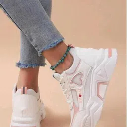 megpar White New Stylish Look Comfortable Casual Shoes Womens And Girls Sneakers For Women-picture-25