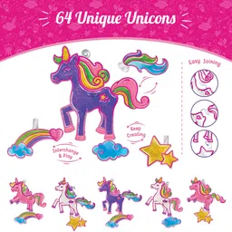 imagimake Window Art Unicorn & Princess | Glass Painting Kit image 5