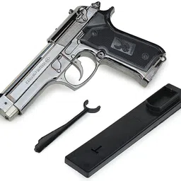 ala flame Premium 9mm Big Size Mouser Gun Reffilable Cigarette Lighter | Jet Flame Lighter Windproof Lighter | Metal Body Pocket Lighter image 3