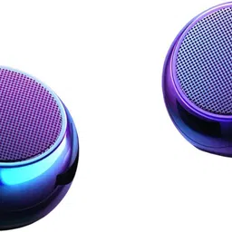 septech M3 Portable Bluetooth Mini Speaker Dynamic Metal Sound with Google Assistant Smart Speaker image 2