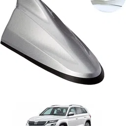 rkpsp Silver Car Shark Fin Roof Antenna(FM,AM) Radio No Drilling/Easy To Install-164 Universal Fit Decorative Radio Signal Car Antenna Aerial boost Signal Satellite Vehicle Antenna-picture-18