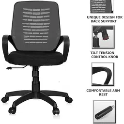 tdf Ergonomic Design and Adjustable Height Chair Fabric Office Arm Chair Fabric Office Conference Chair image 4