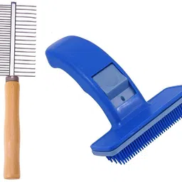 w9 Combo Of 2 Grooming Brushes For Dog Basic Comb for Dog-picture-18