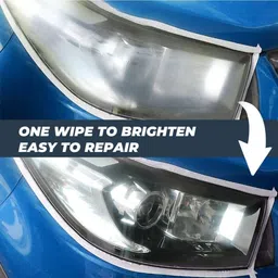 arxtro DIY Automobile Car & Bike Headlight Lens (Buy 2 Get 1 Free) Headlight Cleaning Kit image 4