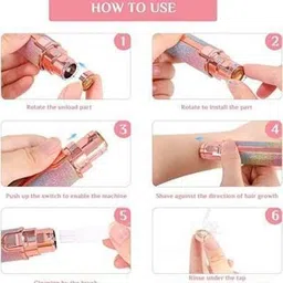 MoonSitara BLAWLESS EYEBROW TRIMMER (2 IN 1) HX-203A&B SHAVER FOR LADIES Trimmer 60 min Runtime 0 Length Settings image 5