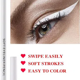 usbk New white Kajal eyeliner pencil smudge proof waterproof-picture-16