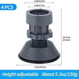 m y Washing Machine, Refrigerator, Air Cooler, Water Cooler Material Rubber, Plastic image 2