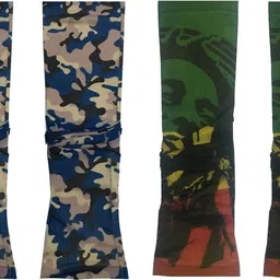 Atyourdoor TatooBlueArmyBigface22 Nylon Arm Warmer-picture-41